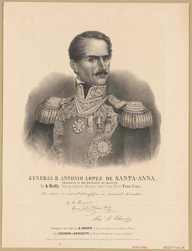General D. Antonio Lopez De Santa-Anna