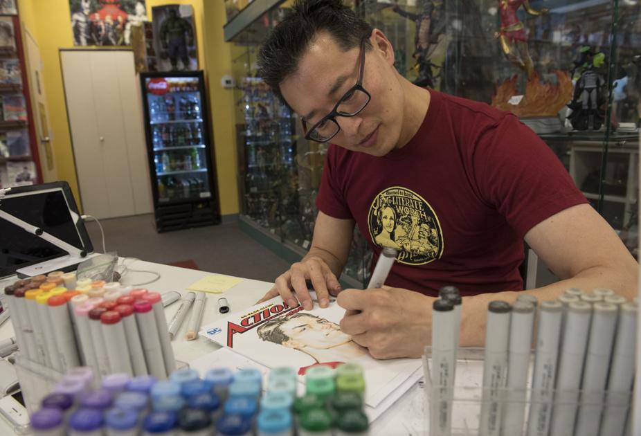 Awardwinning artist helps local comic store celebrate new releases
