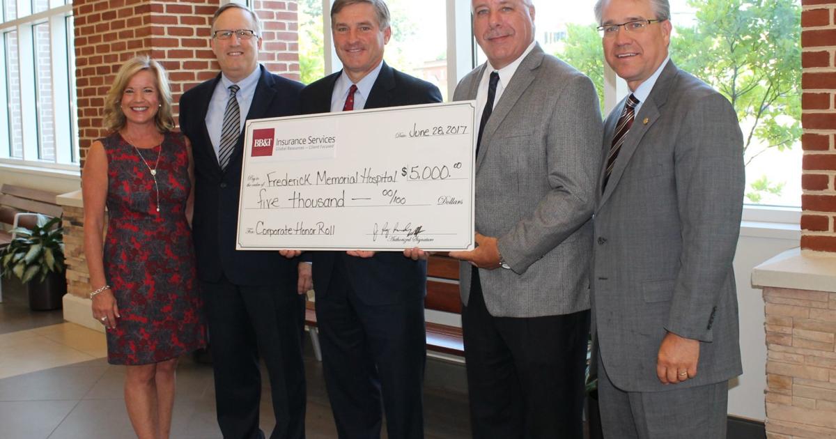 BB&T Insurance Services donates $5,000 to FMH | Community news ...