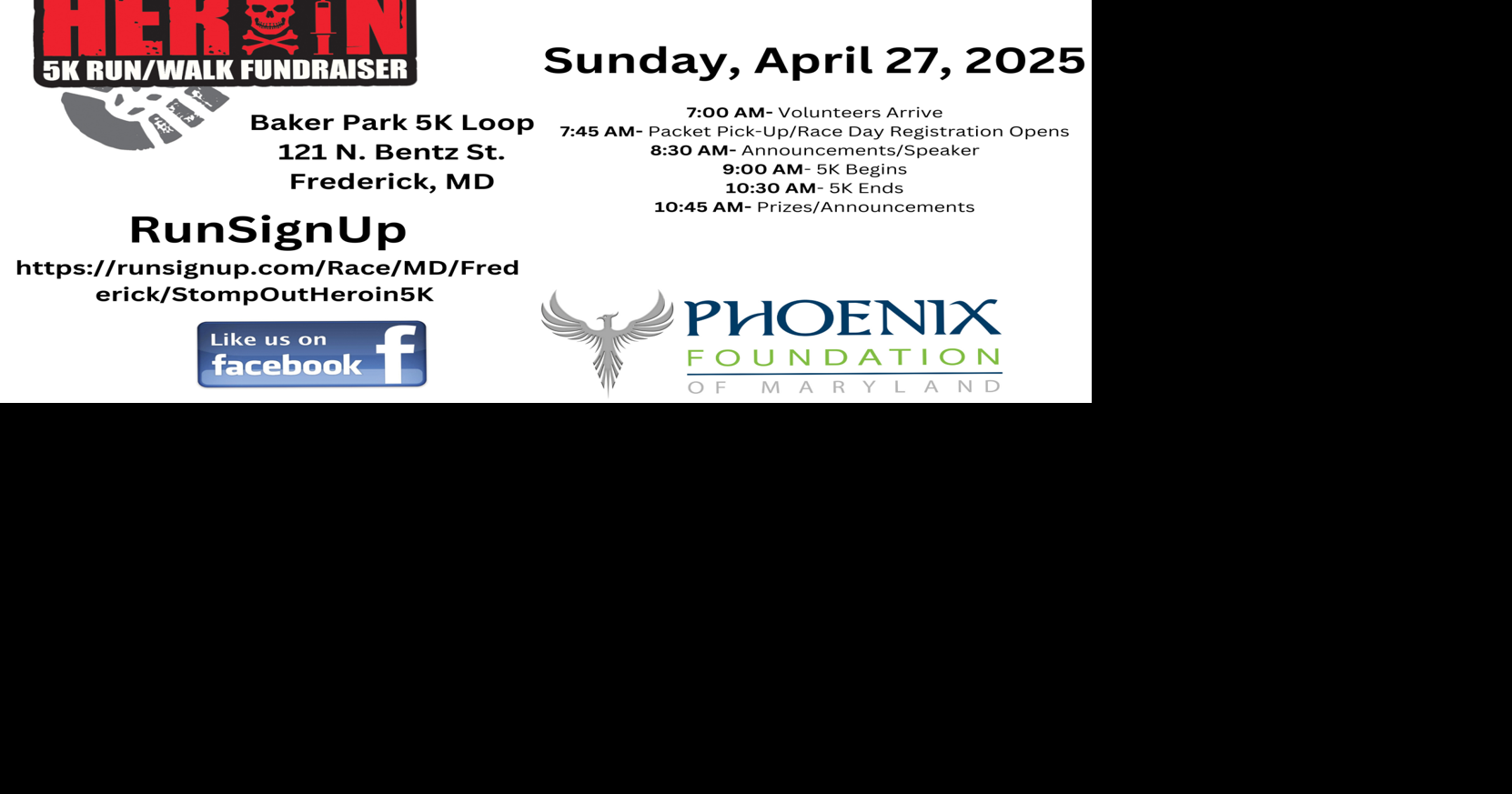 8th Annual Stomp Out Heroin 5K | Health | fredericknewspost.com