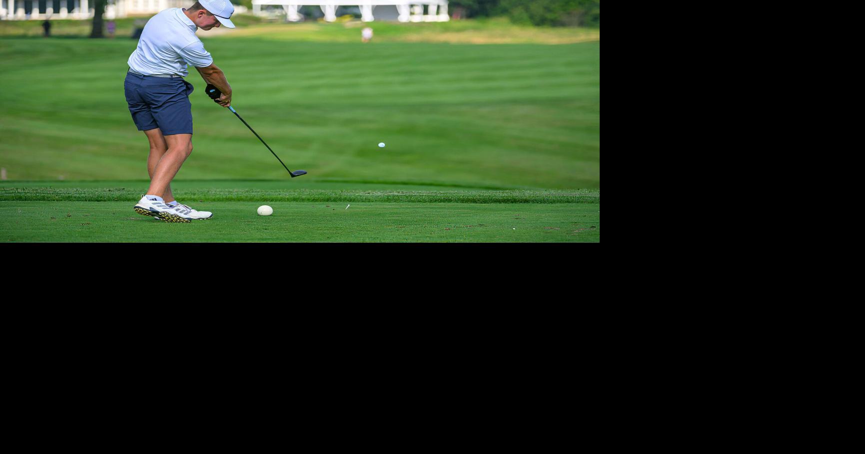 Cougars' Edmonston tames difficult PB Dye for tri-match golf victory
