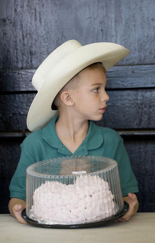 Cowboy and 4-H cake