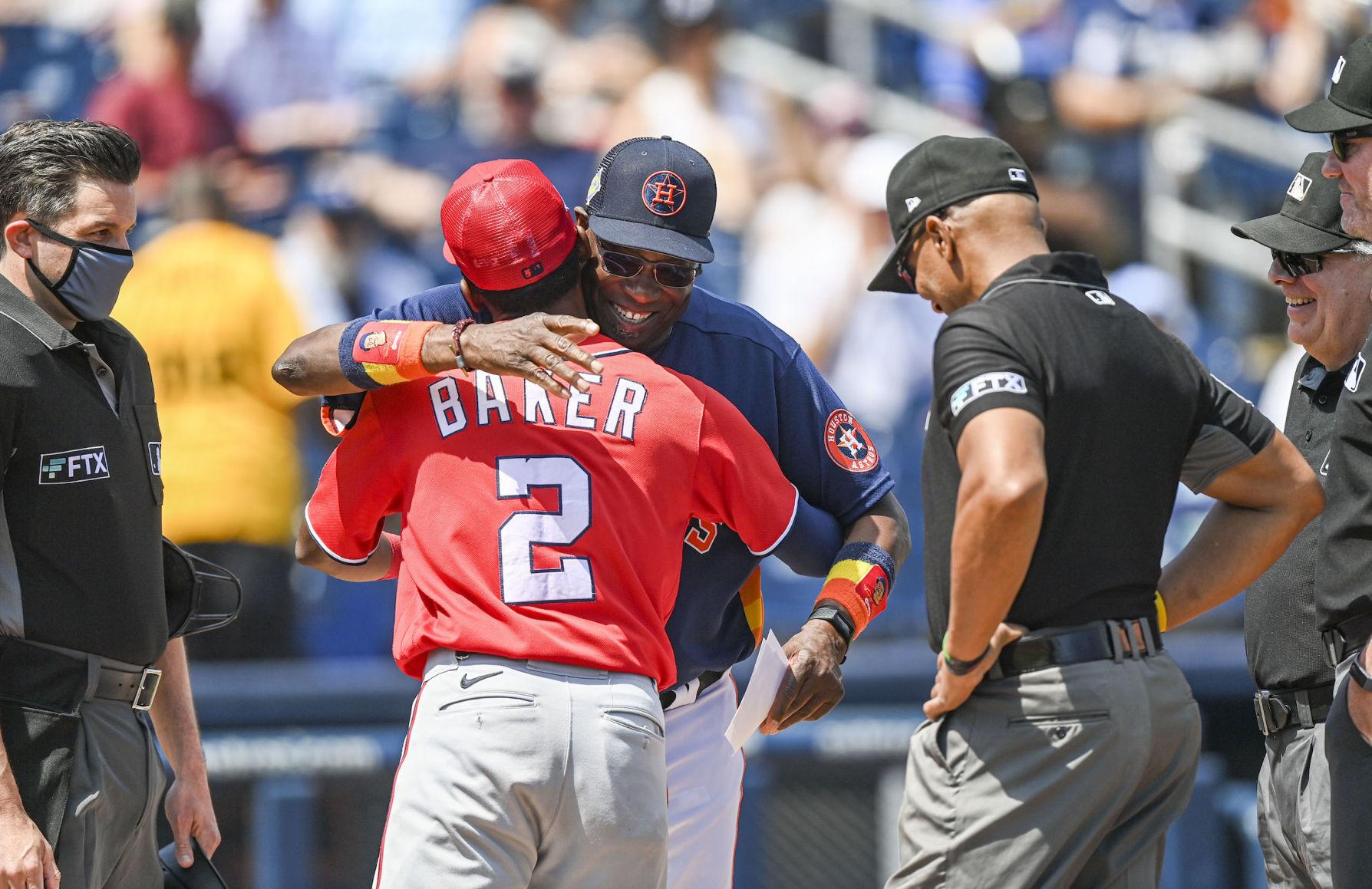 Nationals surprise Dusty Baker with an unexpected addition to