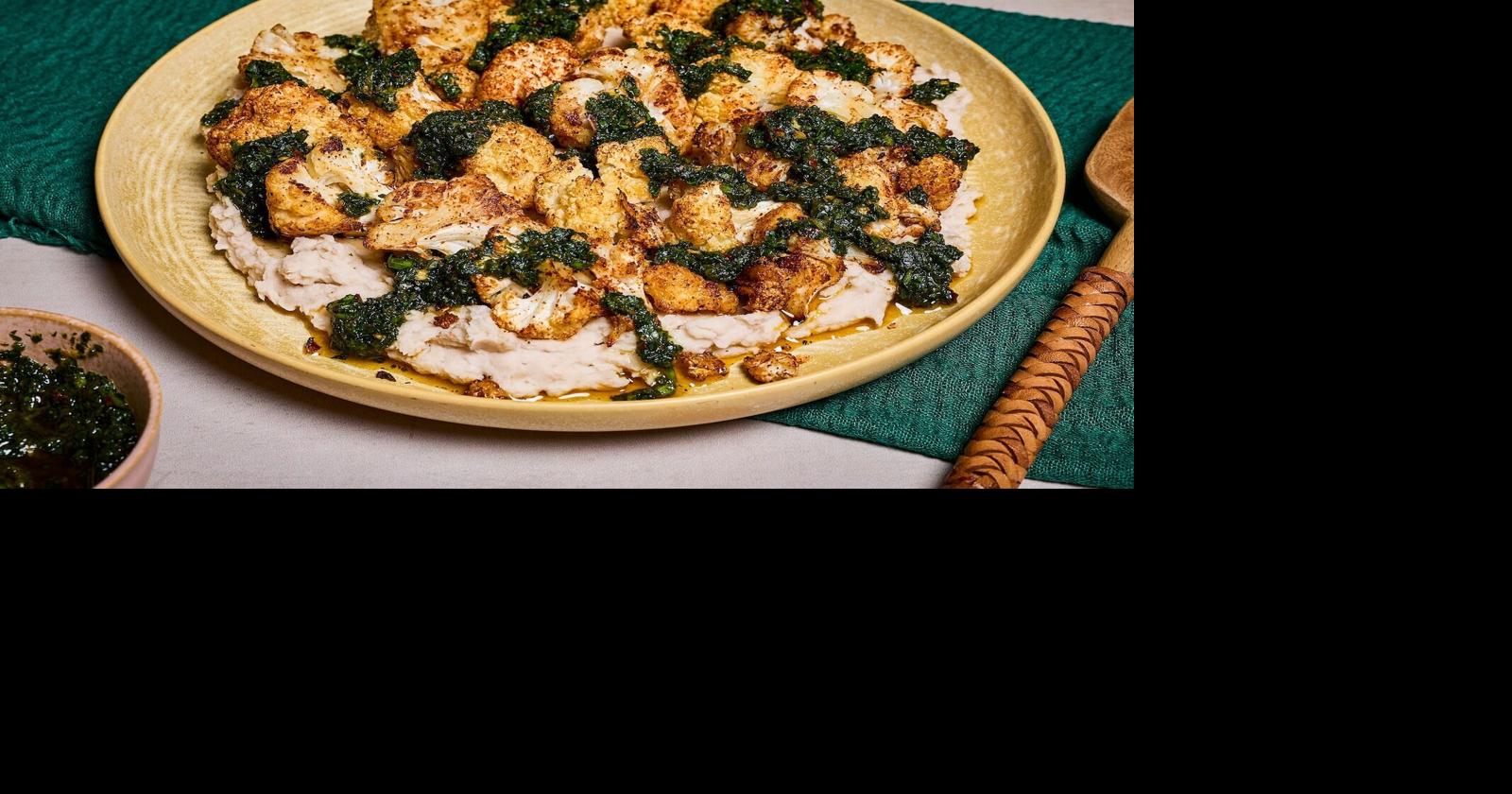 This roasted cauliflower with white bean puree renewed my cooking joy