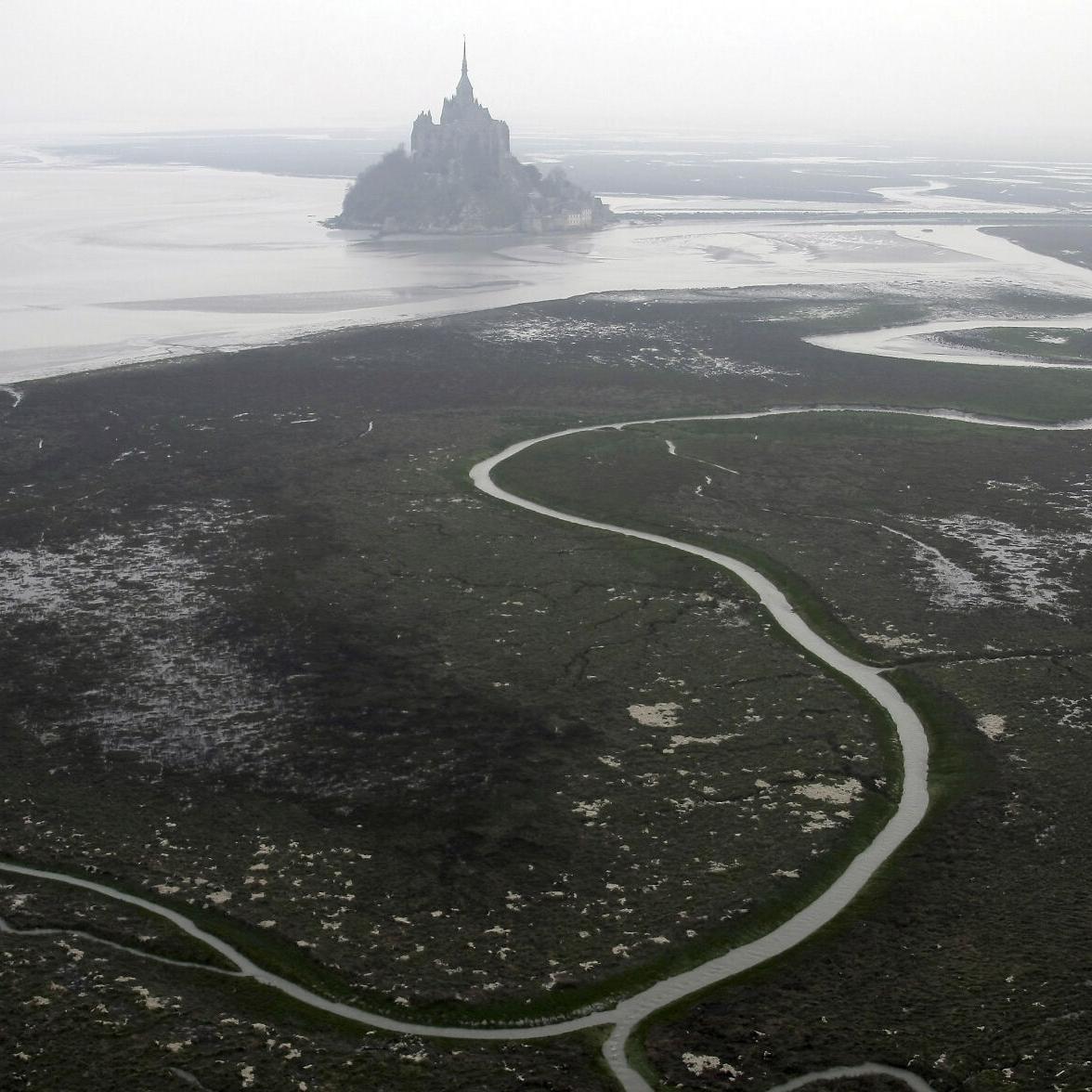 An architectural review of Mont Saint-Michel, Commune in France 