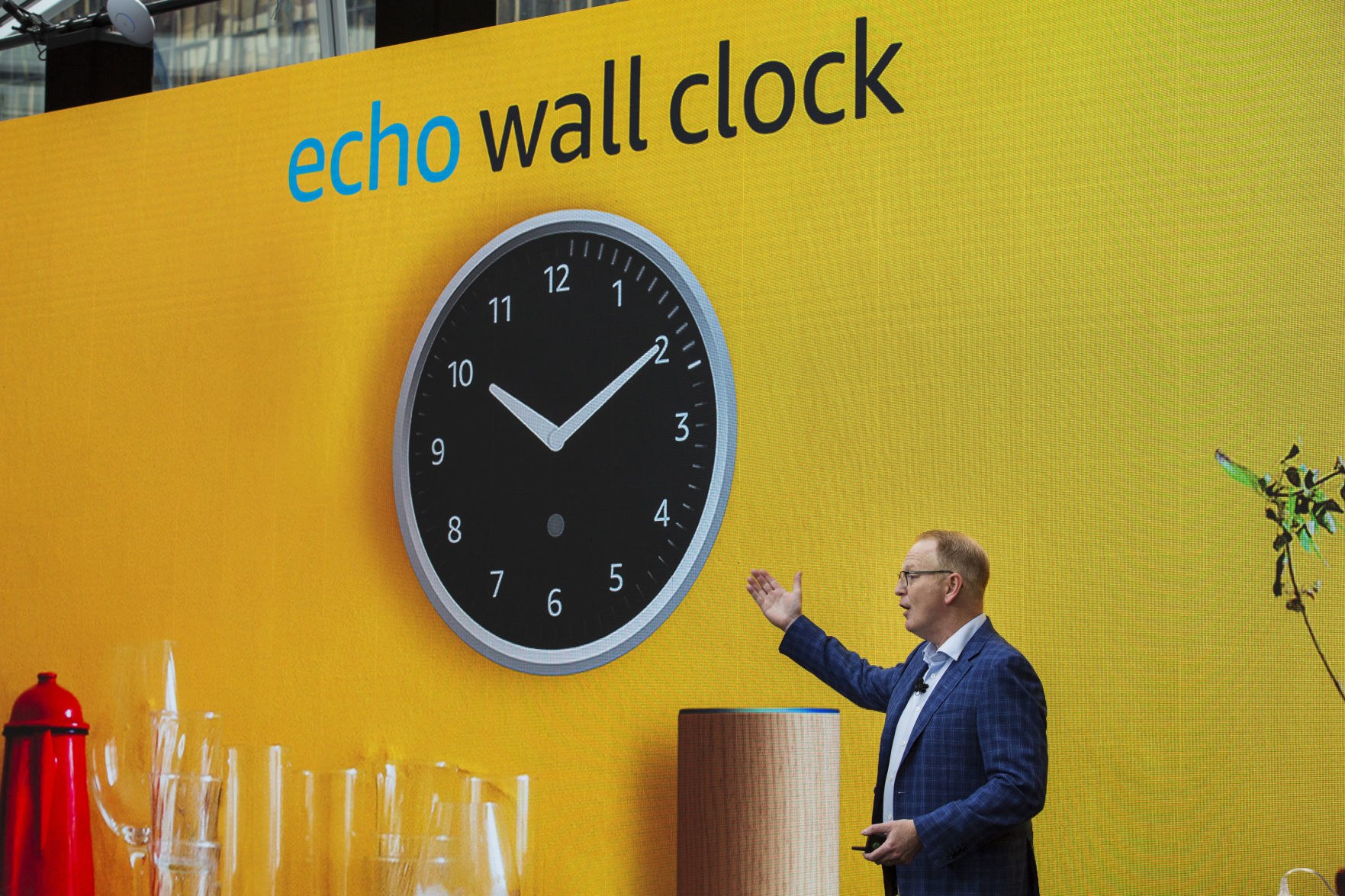 amazon echo smart wall clock