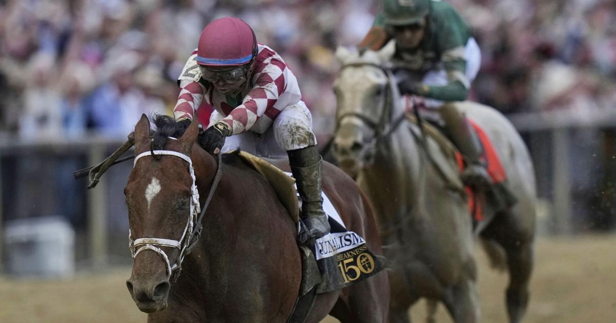 Preakness shifts date amid rocky week for horse racing's Triple Crown By RICK MAESE The Washington Post Aug 5, 2026 20 sec ago