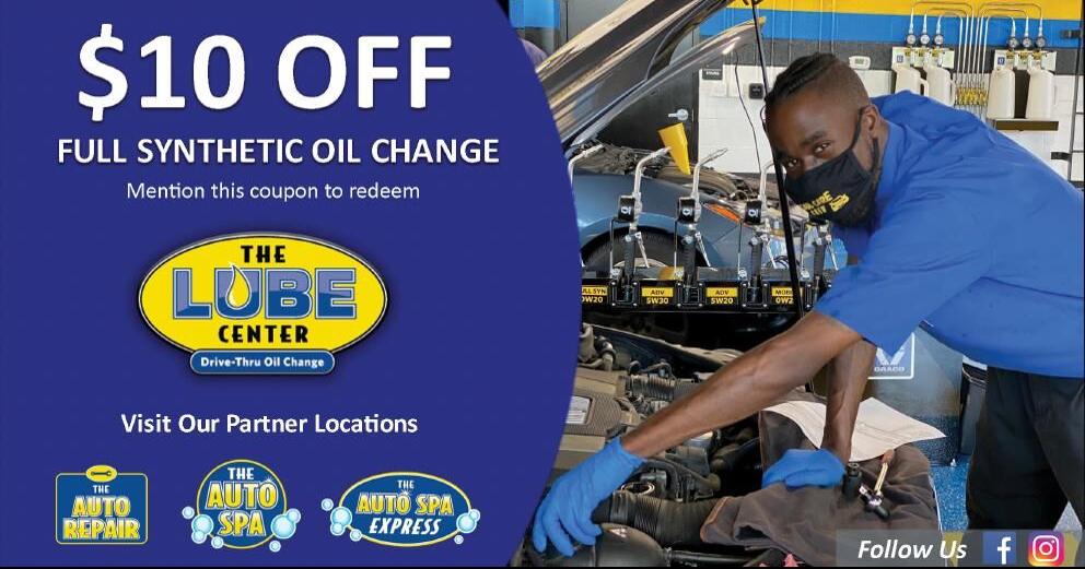 The Lube Center $10 off | Special | fredericknewspost.com