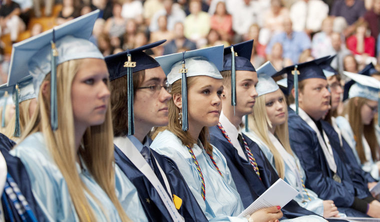 Scenes for the 2013 Catoctin High School graduation ceremony ...