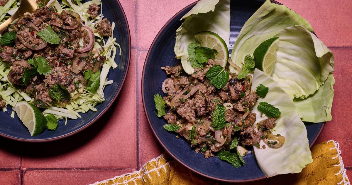 This tangy, spicy Thai salad is a sensational weeknight dish