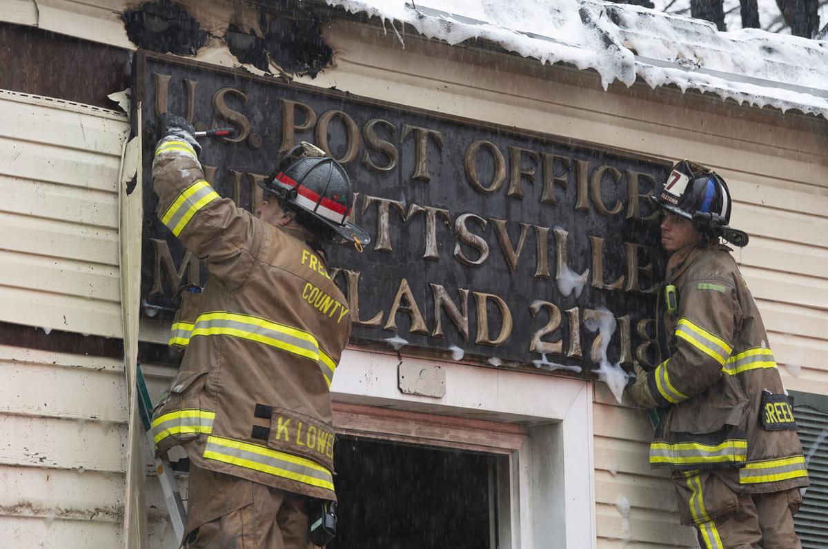Four injured after fire at post office, home in Burkittsville Public