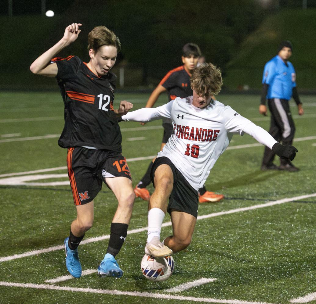 No longer lethargic, Linganore boys soccer puts together best game in