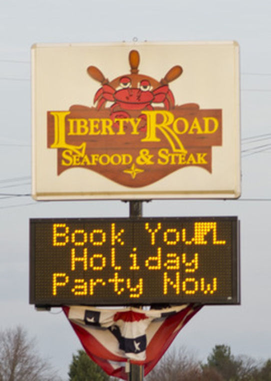 Liberty Road Seafood and Steak Seashore food in a country