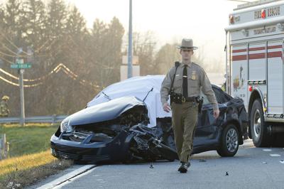 fatal crash maryland involved thurmont fredericknewspost vehicle struck trooper walks past police state