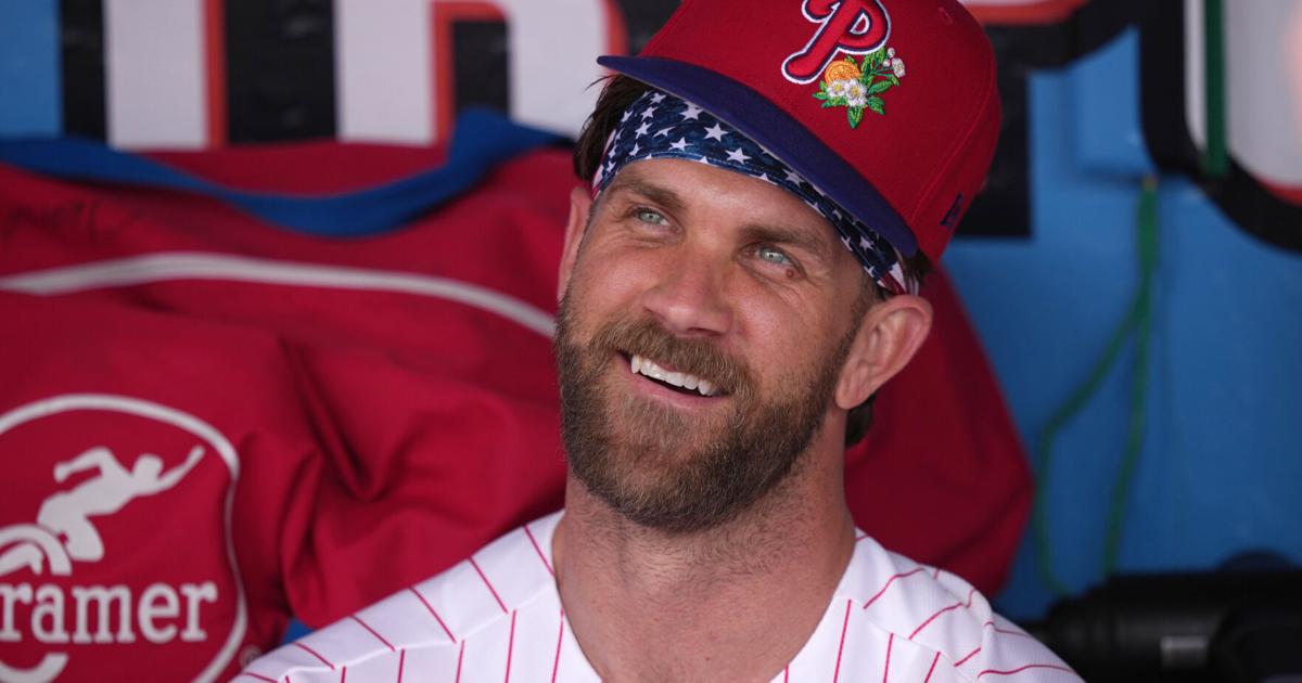 Bryce Harper bristles at blowback from toothbrushing technique By DAN GELSTON Associated Press May 28, 2026 6 mins ago