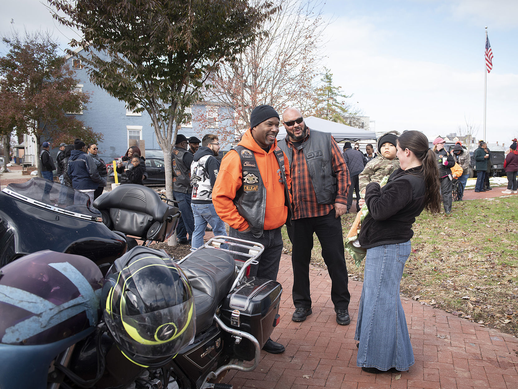 Everything except for an oven,' Bikers give back at Frederick