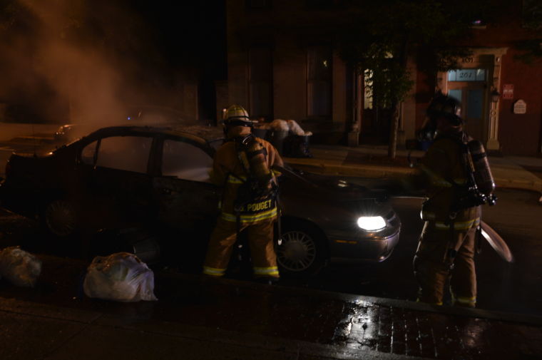 Fire Engulfs Car On South Market Street | Fires | Fredericknewspost.com