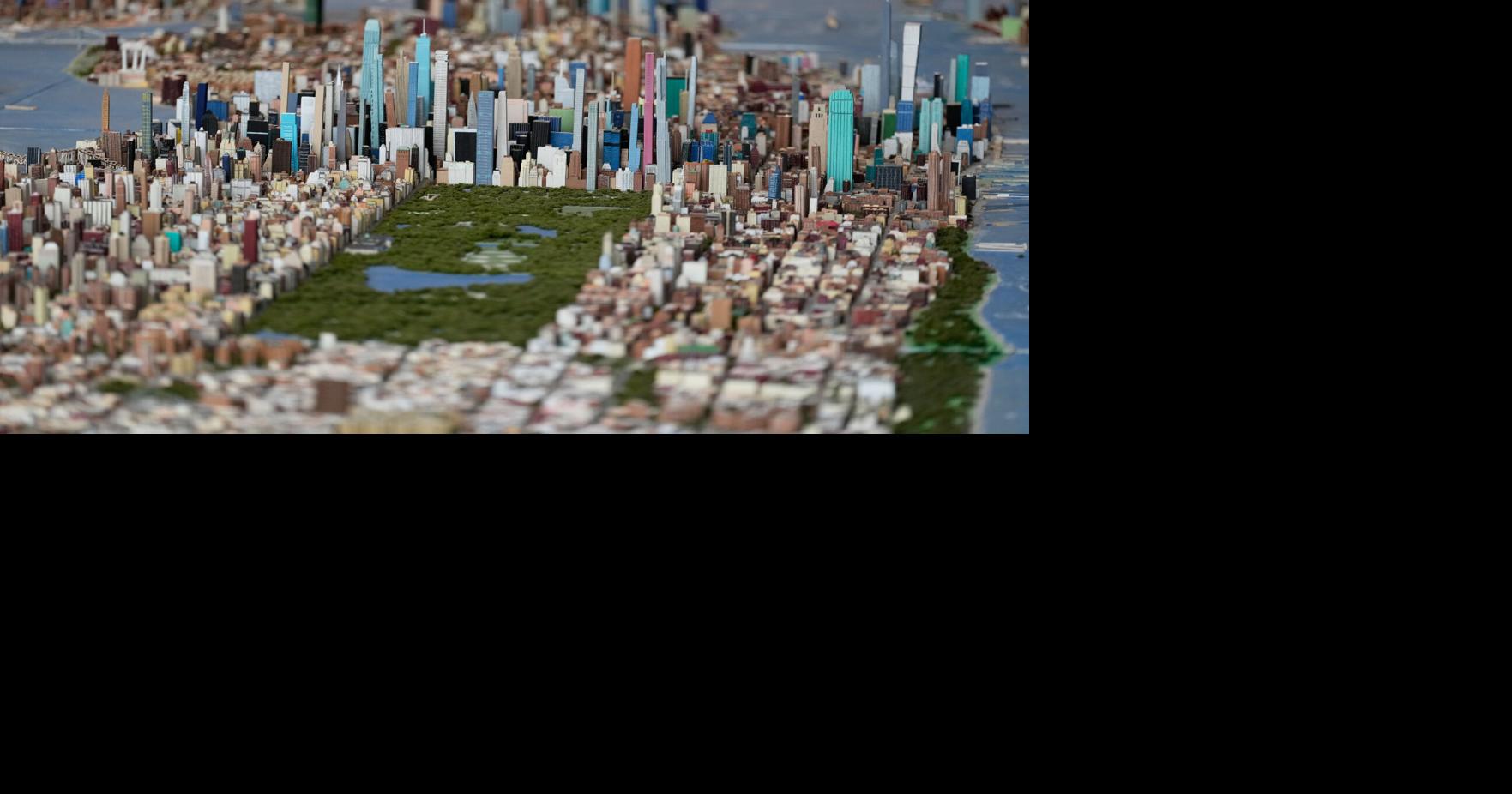 A truck driver built a model of NYC with over 800,000 structures for fun. Now it's a museum exhibit