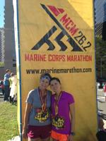 Mother-daughter duo runs Marine Corps Marathon to honor family