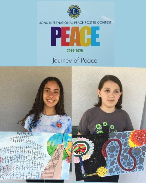 New Market Lions Peace Poster Contest Winners Community News Fredericknewspost Com
