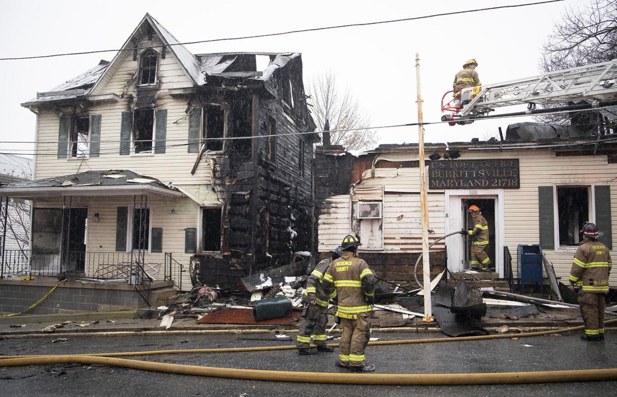 Burkittsville residents await update on post office after fire
