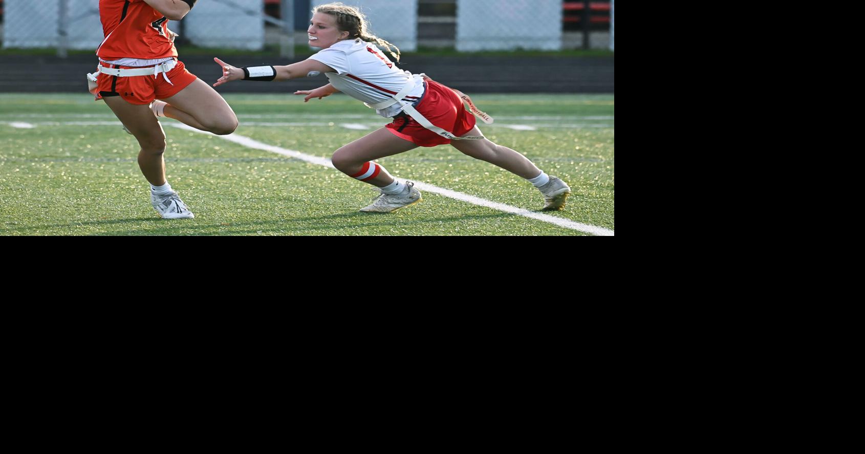 Chase's ballhawking helps Knights flag football pick off Lancers High