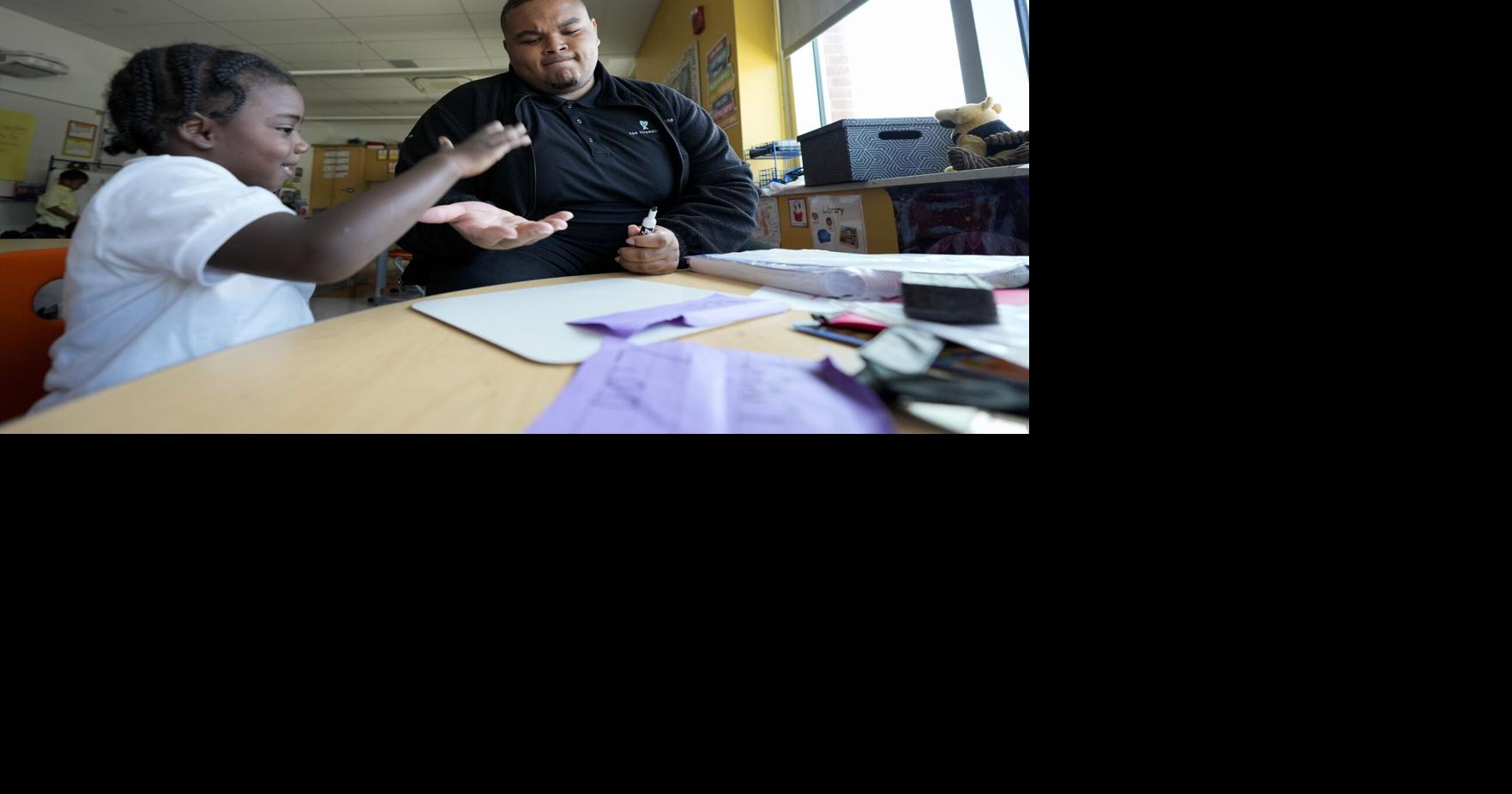 Black male teachers are a rarity in preschools. This pioneering program ...