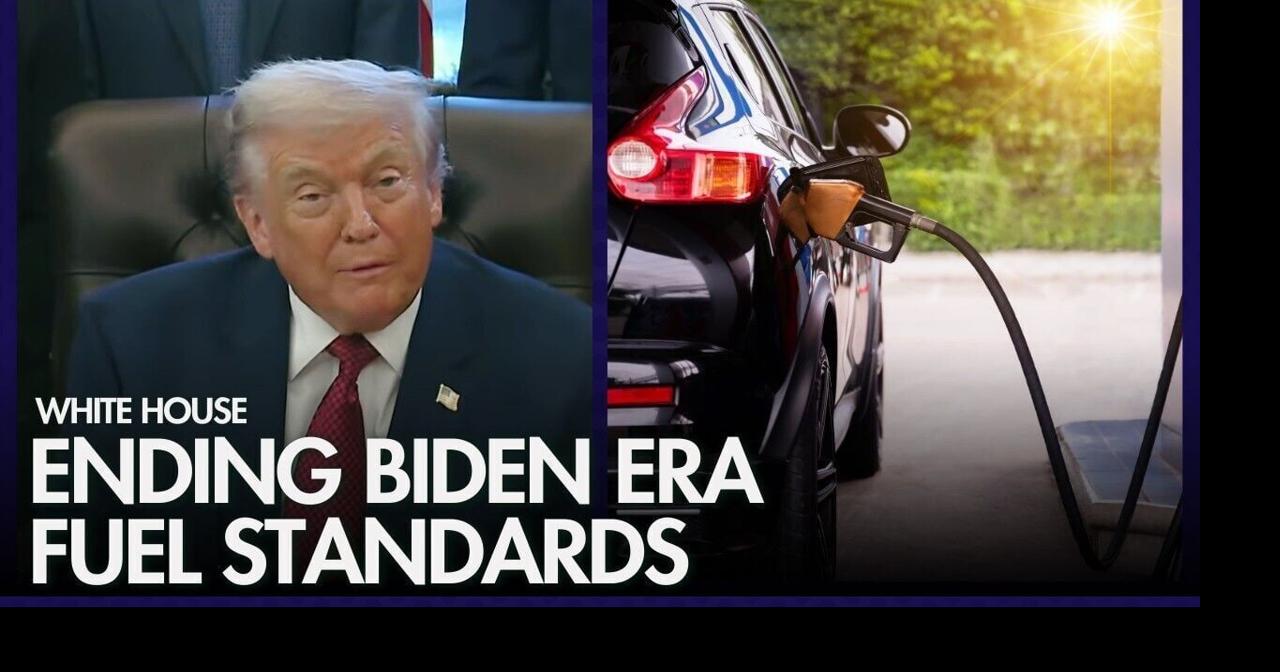 Trump announces administration ending Biden era CAFE fuel economy standards