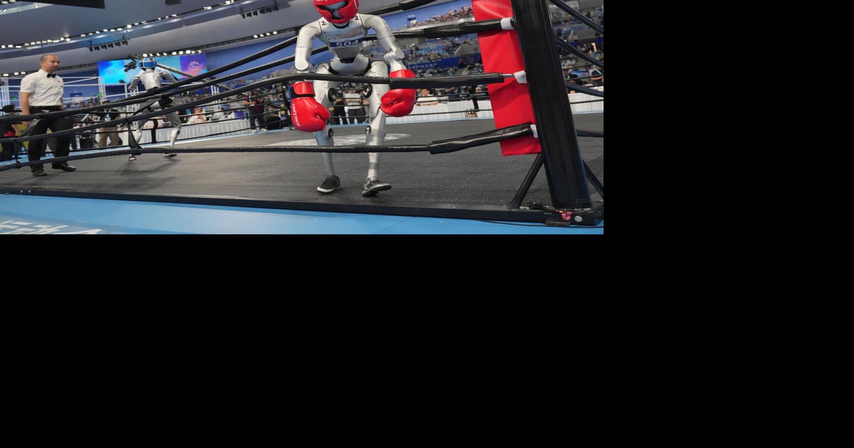 Humanoid robots sprint, play soccer and set records at Beijing games, in photos By ACHMAD IBRAHIM - Associated Press Aug 27, 2026 11 hrs ago