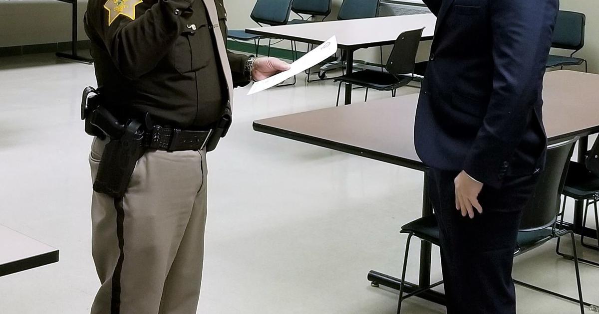 Ryan Rook Sheriff Ryan Black sworn-in by Sheriff | Local News | ftimes.com