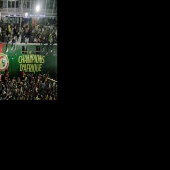 Senegal's 'historic' AFCON champs honoured with parade, presidential praise