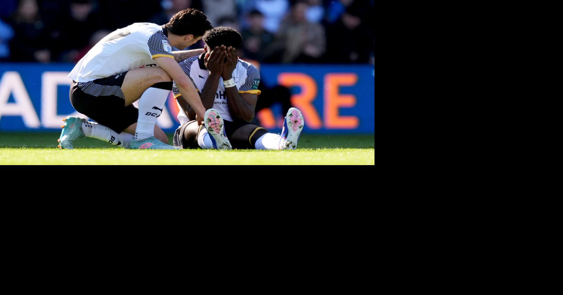 Britain Derby Agyemang Soccer