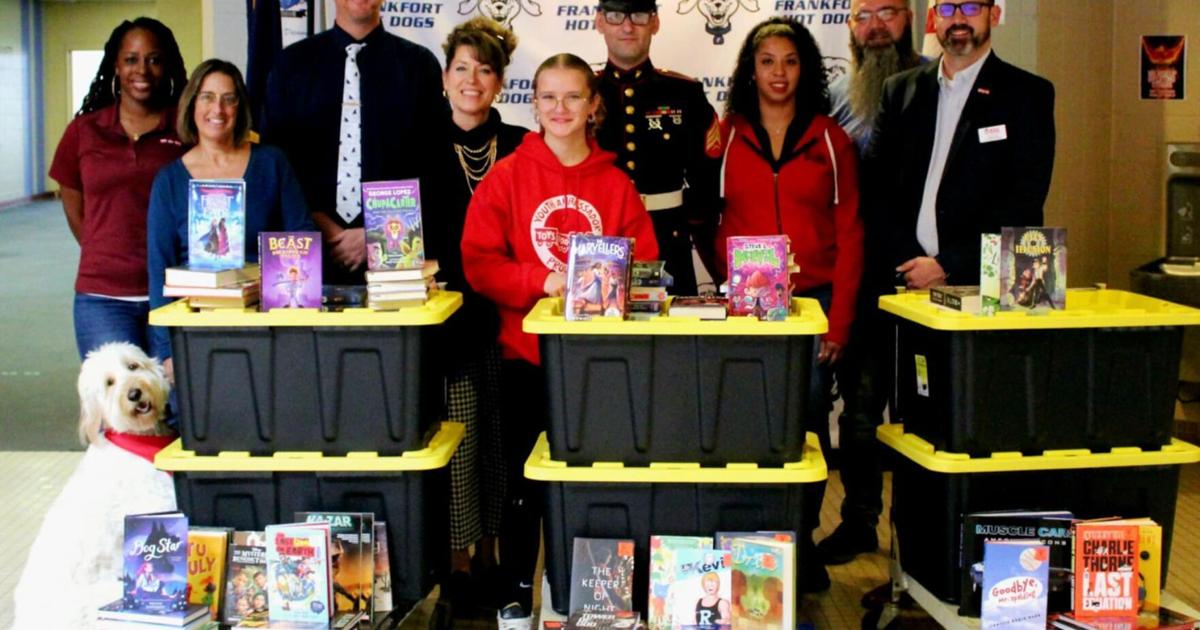 Frankfort student helps bring gift of reading to local schools