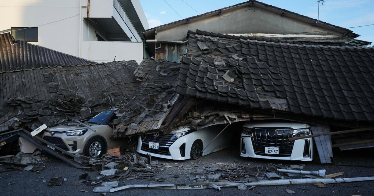 AP Wire Photos show the aftermath of a damaging earthquake in southwestern Japan By HIRO KOMAE - Associated Press Jul 31, 2026 Jul 31, 2026