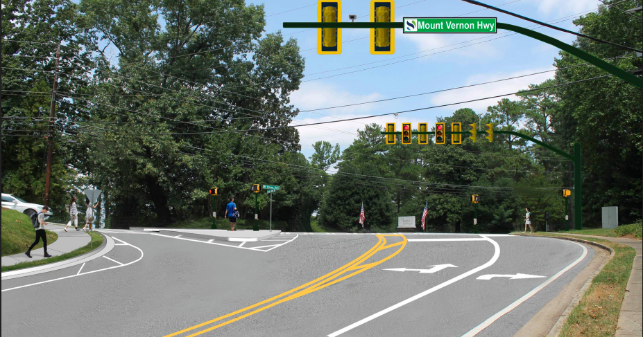 Sandy Springs OKs $769K contract for Mount Vernon intersection project
