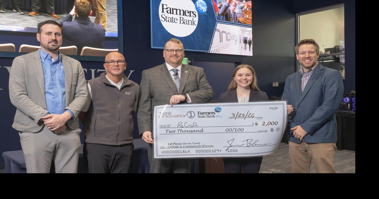 April 23: Storm Tank 2026: Trine student ideas improve recycling, laundry, running