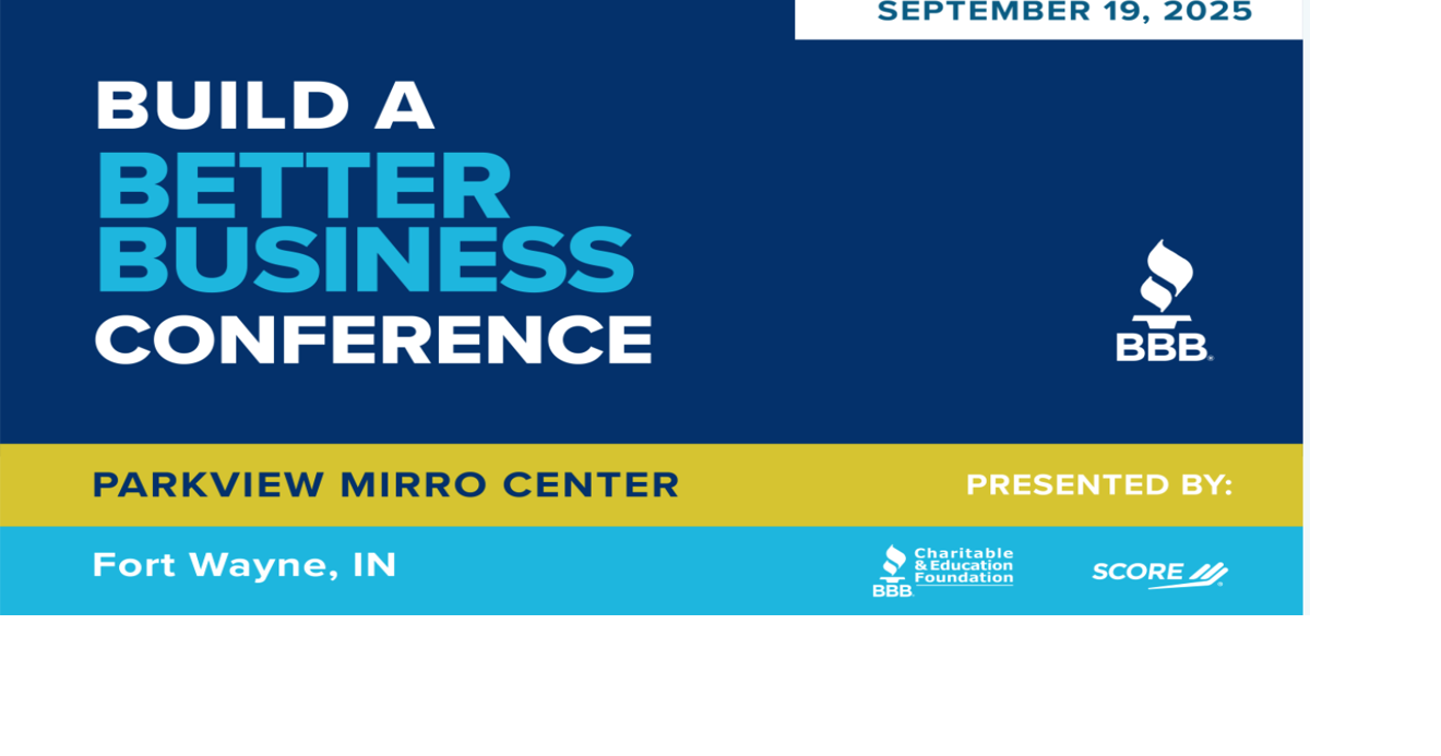 Sept. 3 - BBB 2025 Build a Better Business Conference registration ...