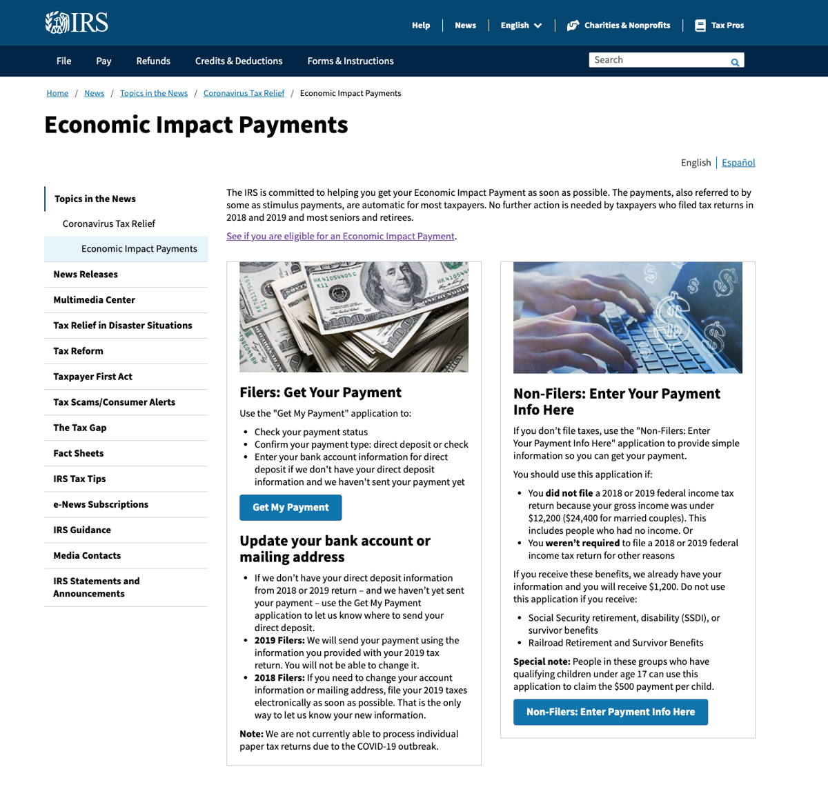 Irs App Answers Where S My Stimulus Check Covid 19 Fwbusiness Com