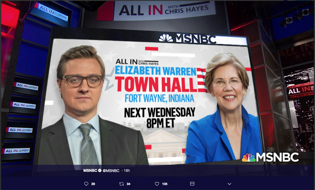 Ceruti S Staff To Roll With The Punches In Preparation For Msnbc Fort Wayne Town Hall With Elizabeth Warren Fwbusiness Fwbusiness Com