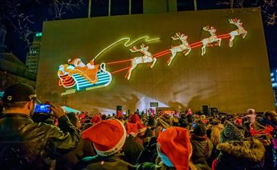 Christmas Lights Downtown Fort Wayne 2021