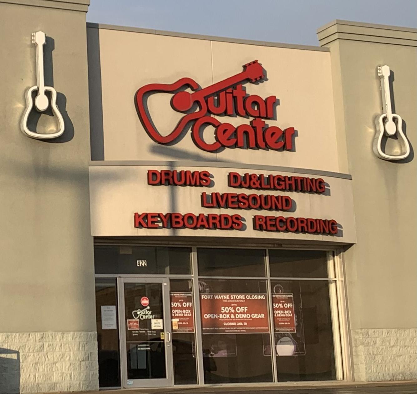 Jan. 15 Guitar Center closing Fort Wayne location, looking for new