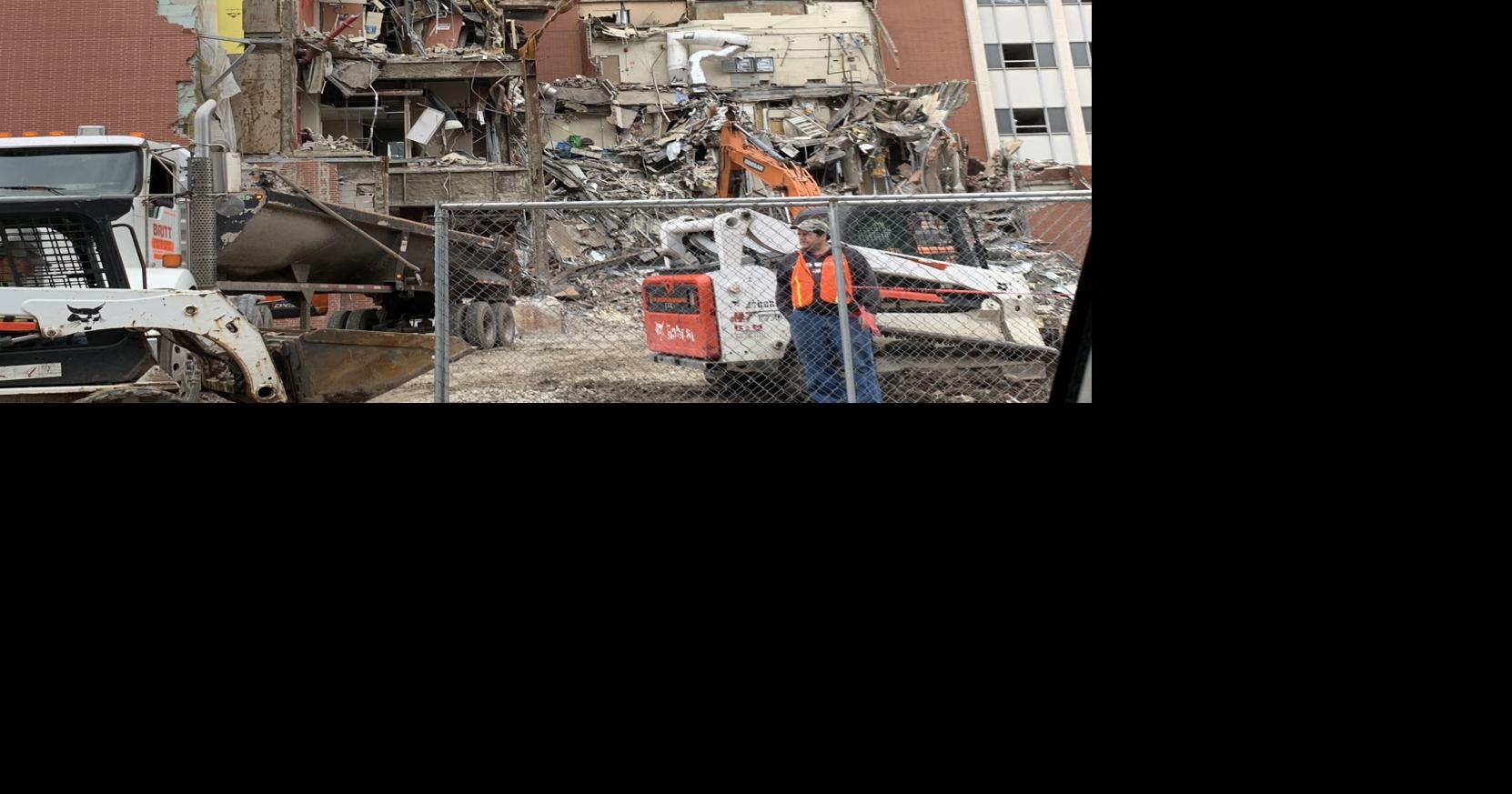May 9 - St. Joseph Hospital visibly being torn down | Fwbusiness ...