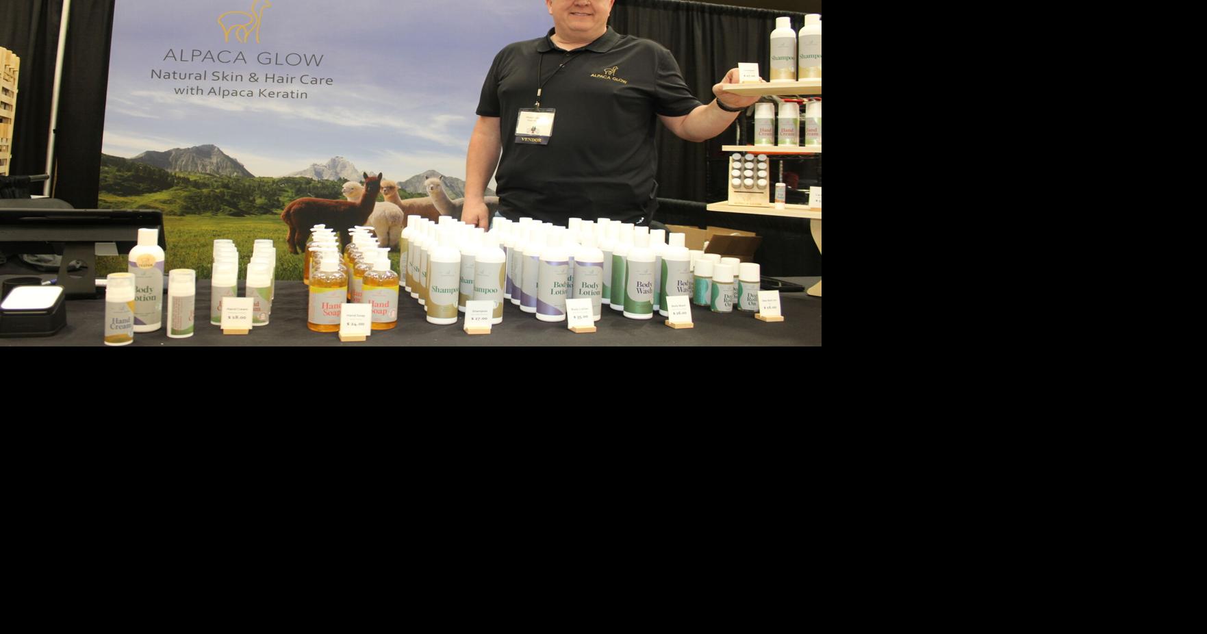 March 19: Austrian skincare products, documentary marketed at alpaca show