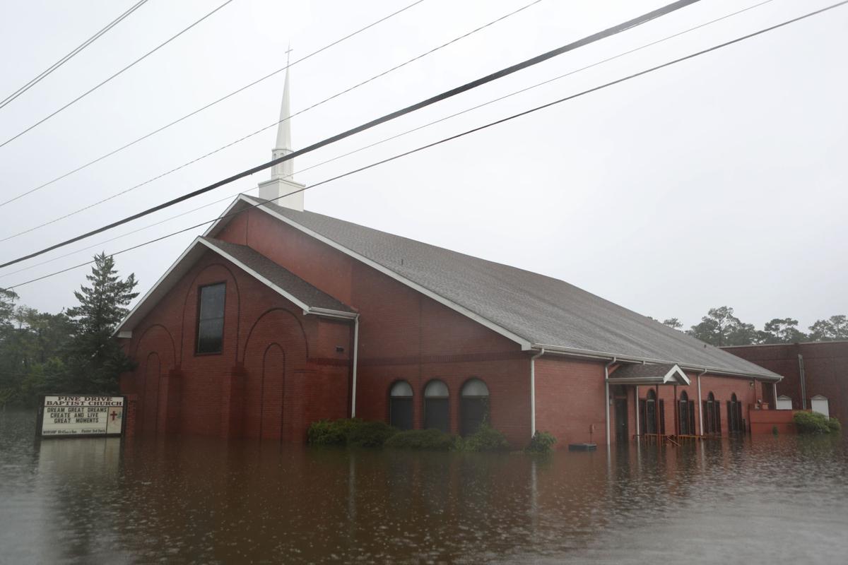Dickinson Harvey flooding