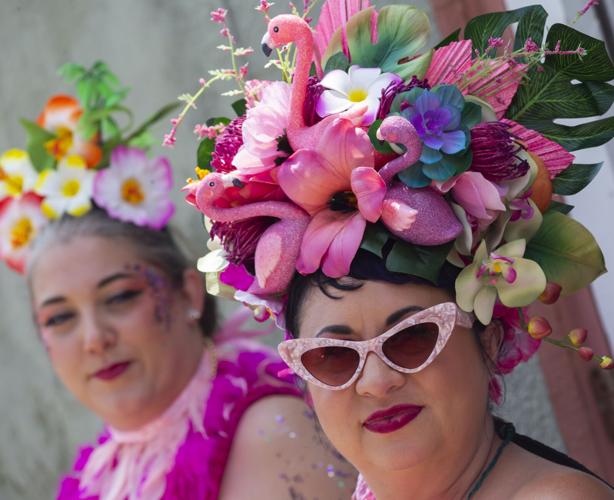 Pink paraders pound the pavement on Postoffice in Galveston Local