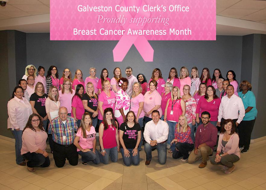 Galveston County Clerk S Office Supports Breast Cancer Awareness