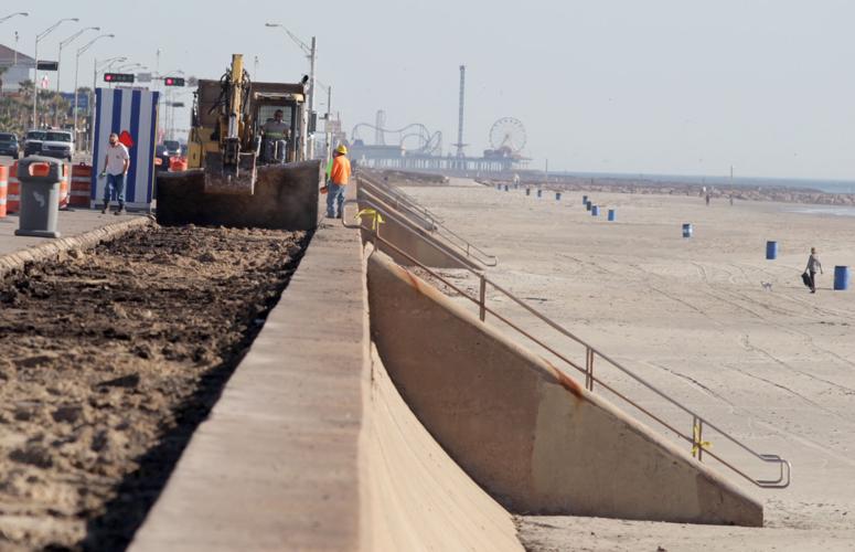 Galveston County Begins Work On 14 Million Project To Repair Seawall Sidewalks Local News