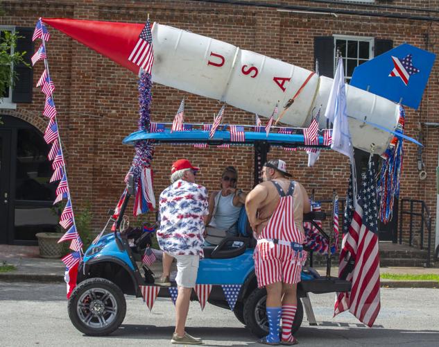 Star Spangled Carts parade through Galveston to honor military