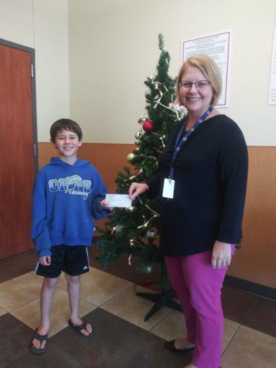 Student donates money to The Salvation Army