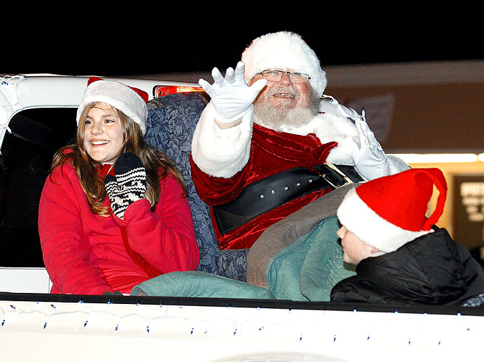 Here comes Santa Claus
